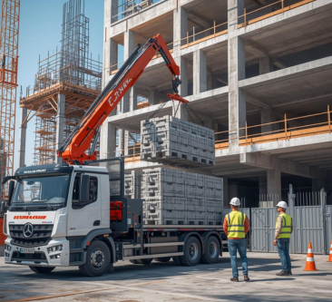 Alpha Concrete Featured on Palfinger Global Website for Crane-Mounted Delivery Innovation
